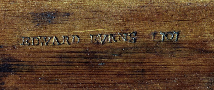 An Old Antique Trunk's Featured With An Engraved Front Design Which Makes it Valuable